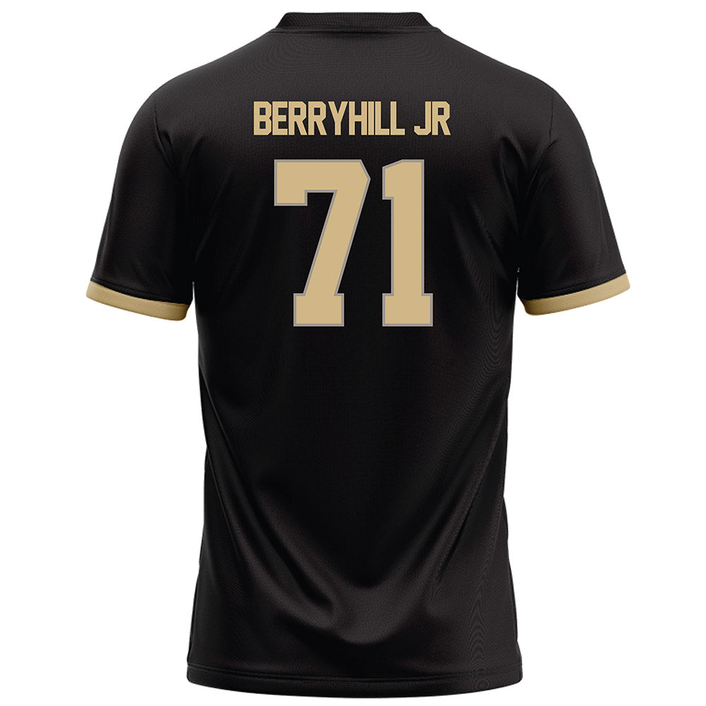 Purdue - NCAA Football : Terrell Berryhill jr - Black Football Jersey-1