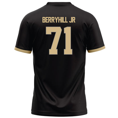 Purdue - NCAA Football : Terrell Berryhill jr - Black Football Jersey-1