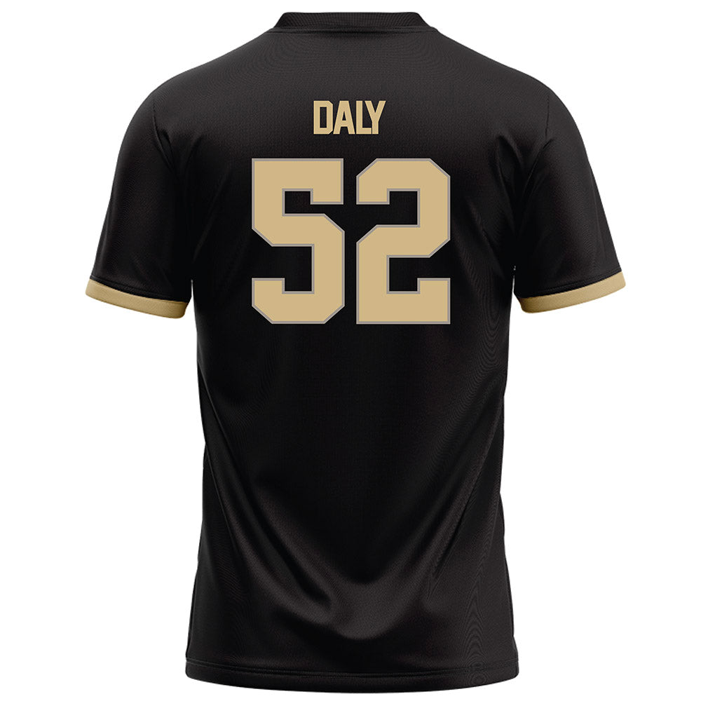 Purdue - NCAA Football : Rocco Daly - Black Football Jersey-1