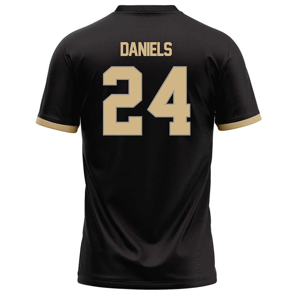 Purdue - NCAA Football : Raderrion Daniels - Black Football Jersey-1