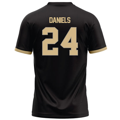 Purdue - NCAA Football : Raderrion Daniels - Black Football Jersey-1