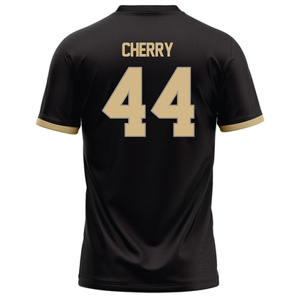 Purdue - NCAA Football : Kobe Cherry - Black Football Jersey-1