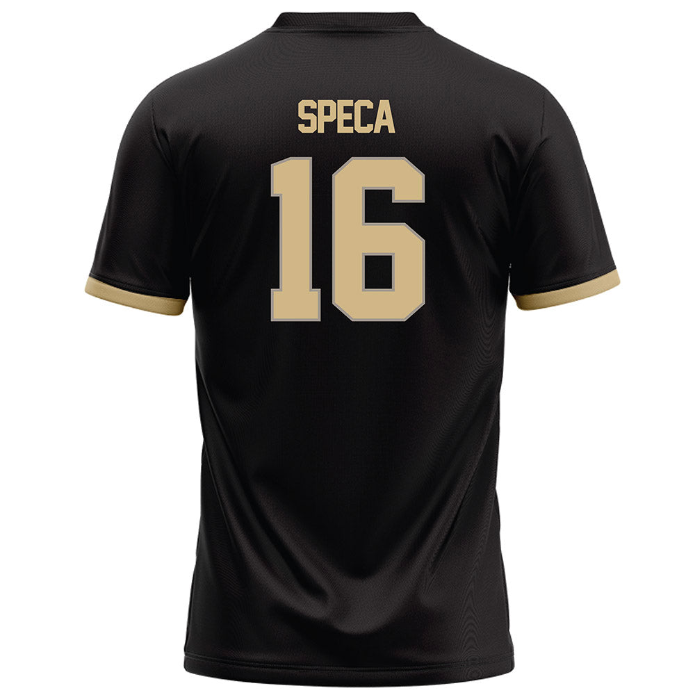 Purdue - NCAA Football : Anthony Speca - Black Football Jersey-1