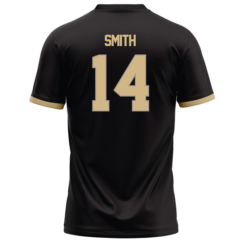 Purdue - NCAA Football : Emoni Smith - Black Football Jersey-1