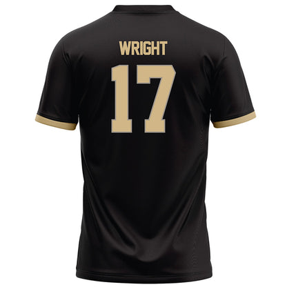 Purdue - NCAA Football : Traveon Wright - Black Football Jersey-1