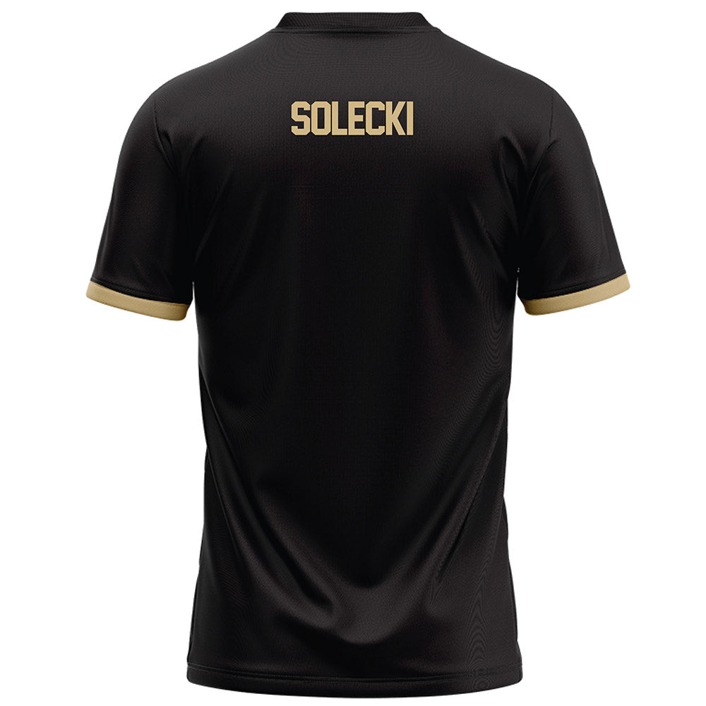 Purdue - NCAA Football : Aiden Solecki - Black Football Jersey-1