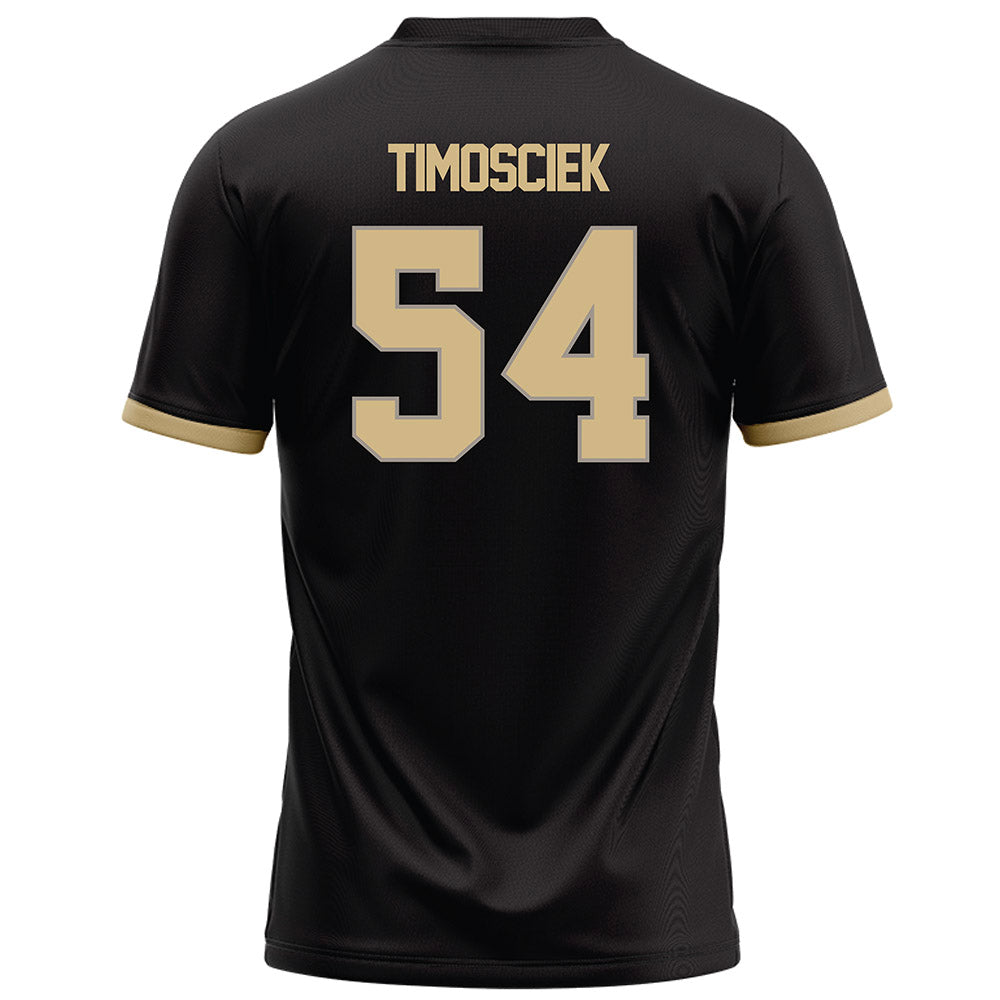 Purdue - NCAA Football : Hayden Timosciek - Black Football Jersey-1