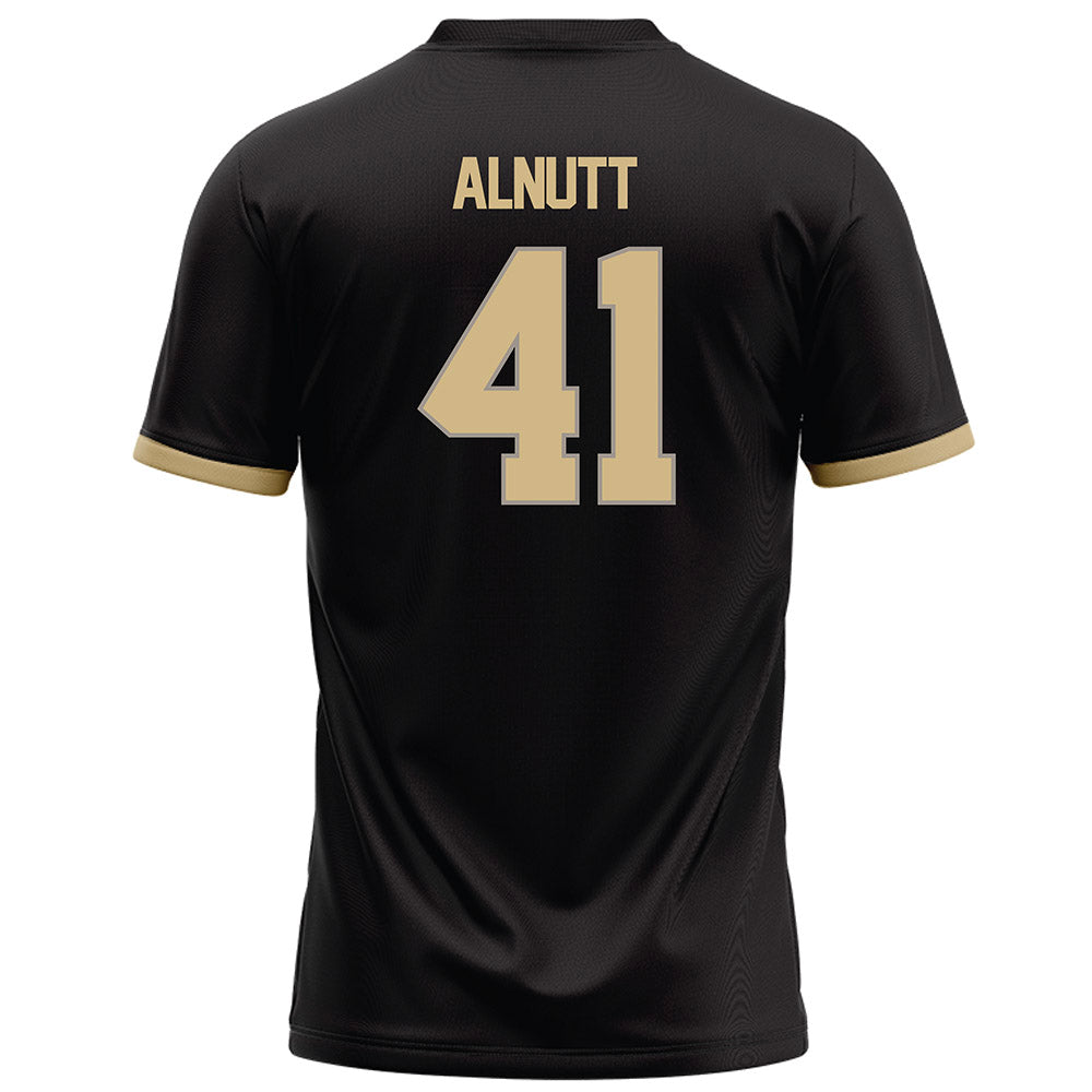 Purdue - NCAA Football : Mason Alnutt - Black Football Jersey-1