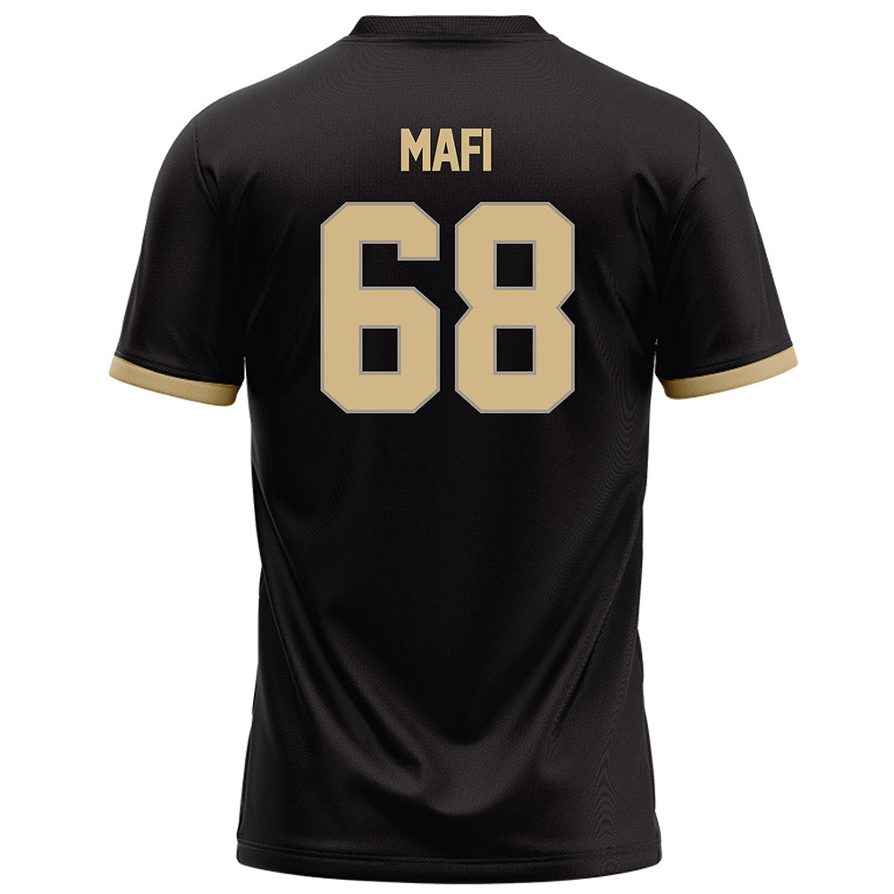 Purdue - NCAA Football : Nuku Mafi - Black Football Jersey-1