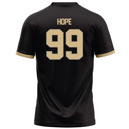 Purdue - NCAA Football : Josiah Hope - Black Football Jersey-1