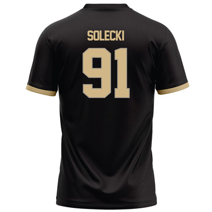 Purdue - NCAA Football : Aiden Solecki - Black Football Jersey-1