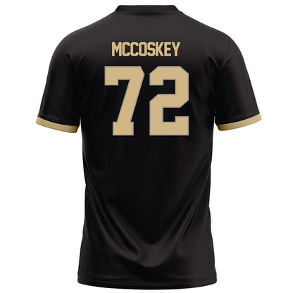 Purdue - NCAA Football : Jude Mccoskey - Black Football Jersey-1