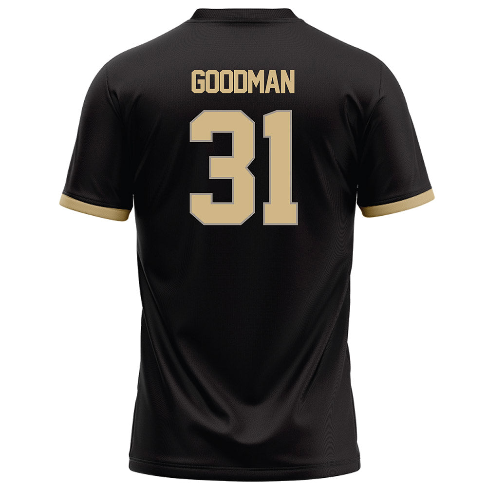 Purdue - NCAA Football : Finn Goodman - Black Football Jersey-1