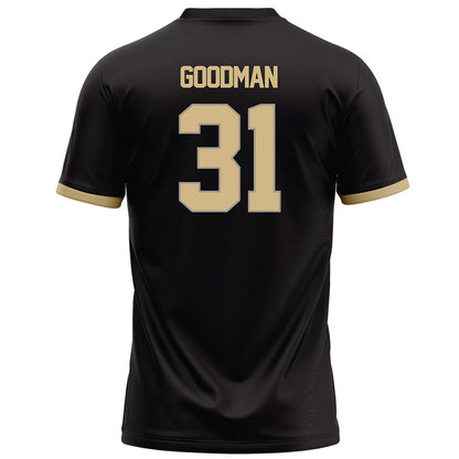 Purdue - NCAA Football : Finn Goodman - Black Football Jersey-1