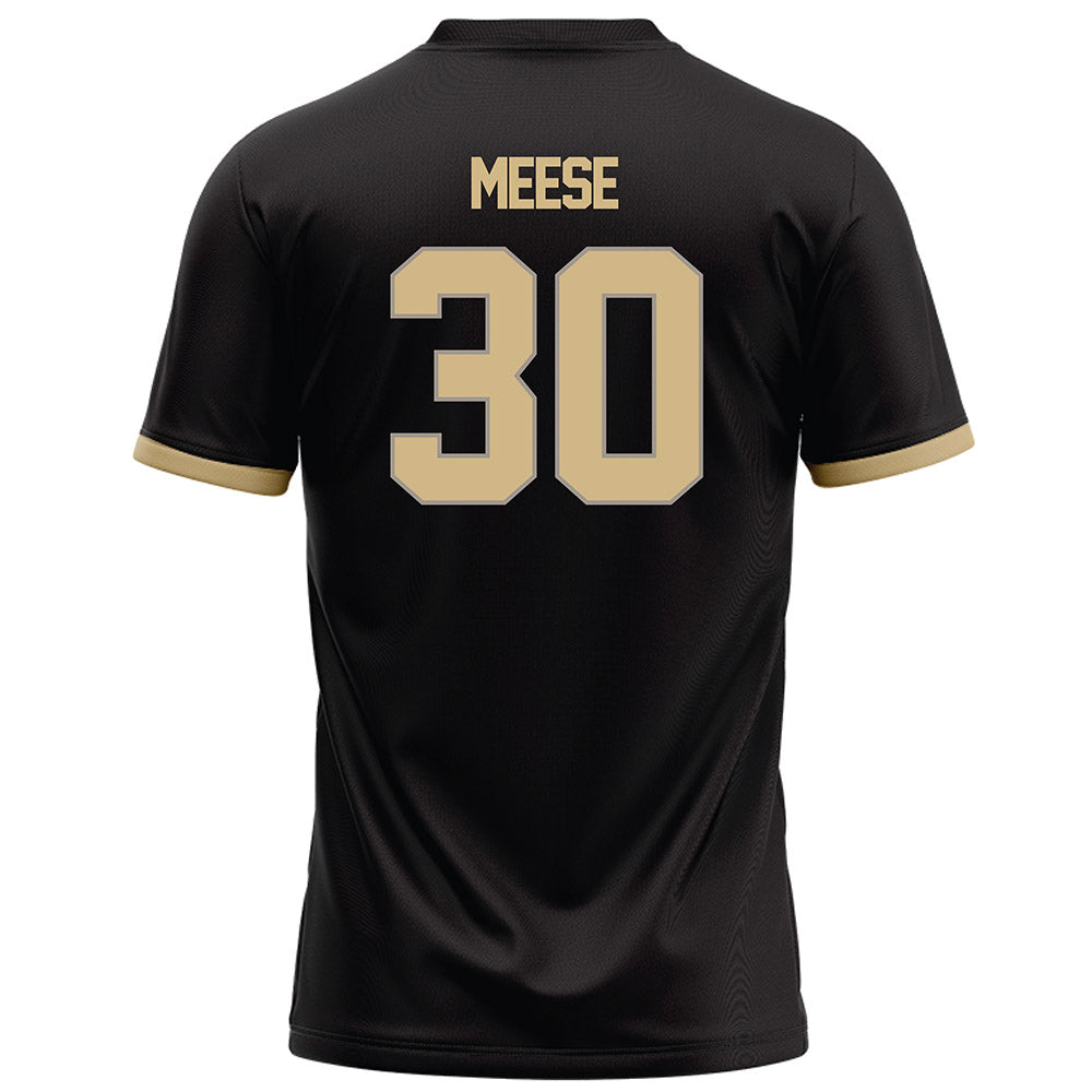 Purdue - NCAA Football : Parker Meese - Black Football Jersey-1