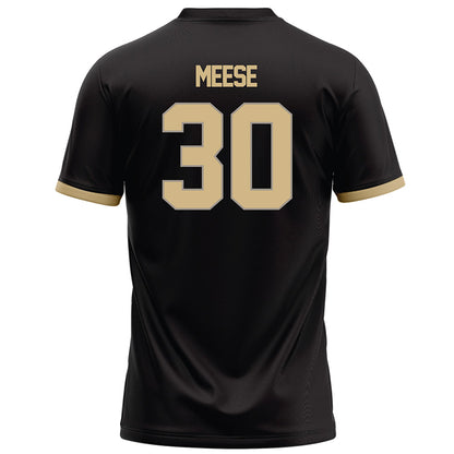 Purdue - NCAA Football : Parker Meese - Black Football Jersey-1