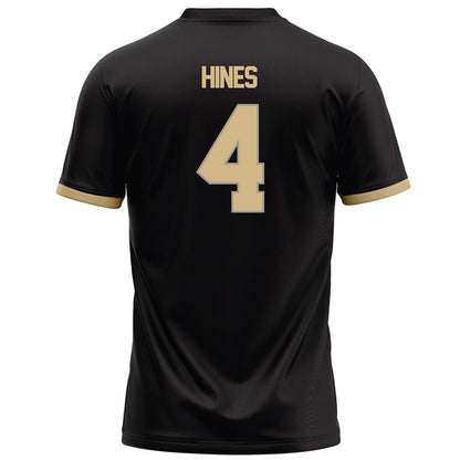Purdue - NCAA Football : Hudauri Hines - Black Football Jersey-1