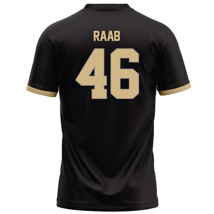 Purdue - NCAA Football : Luke Raab - Black Football Jersey-1