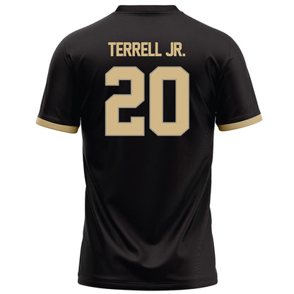 Purdue - NCAA Football : Travis Terrell Jr. - Black Football Jersey-1