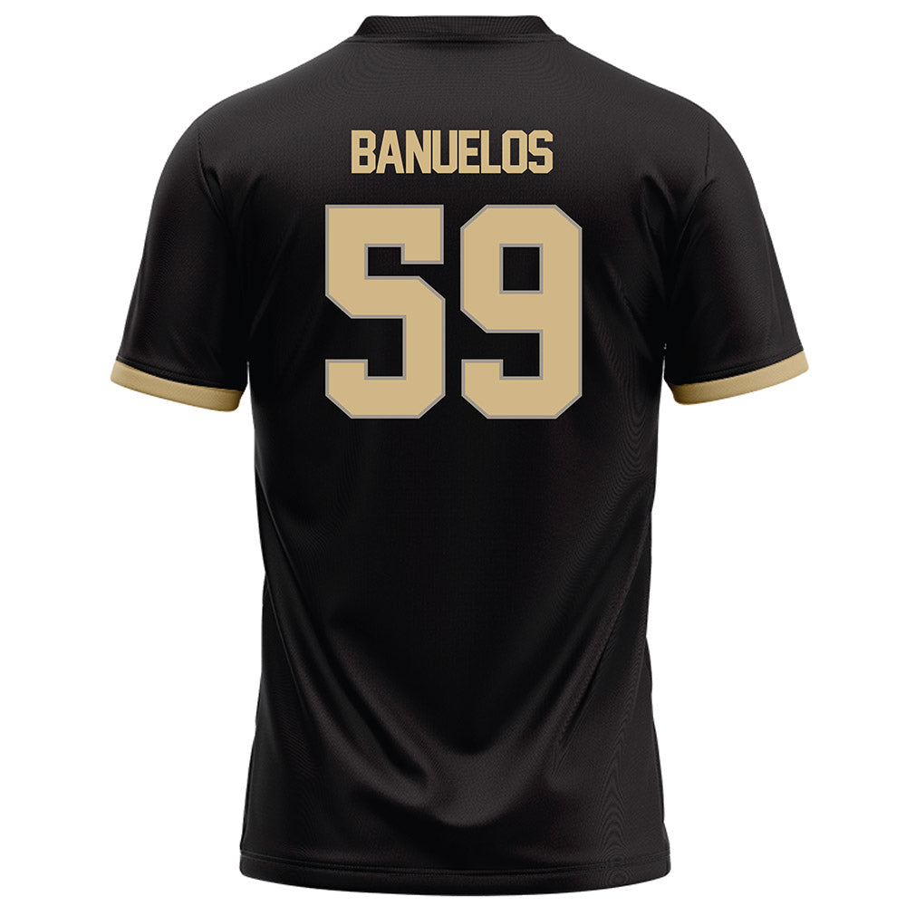 Purdue - NCAA Football : Micah Banuelos - Black Football Jersey-1