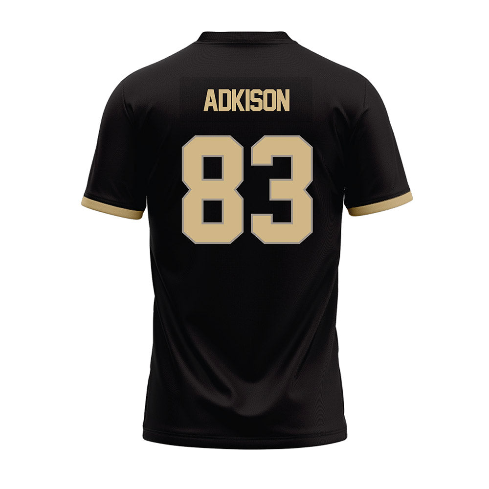 Purdue - NCAA Football : Andrew Adkison - Black Football Jersey