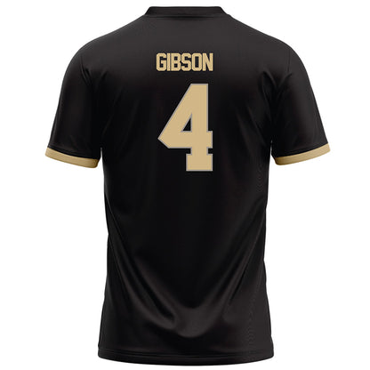 Purdue - NCAA Football : Jerrick Gibson - Black Football Jersey-1