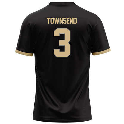 Purdue - NCAA Football : Xavier Townsend - Black Football Jersey-1