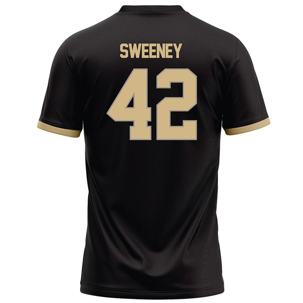 Purdue - NCAA Football : Brayden Sweeney - Black Football Jersey-1