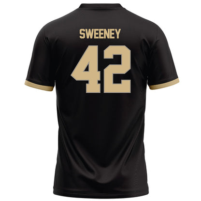 Purdue - NCAA Football : Brayden Sweeney - Black Football Jersey-1