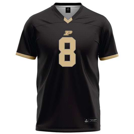 Purdue - NCAA Football : De'Nylon Morrissette - Black Football Jersey-0