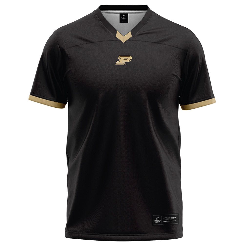 Purdue - NCAA Football : Aiden Solecki - Black Football Jersey-0