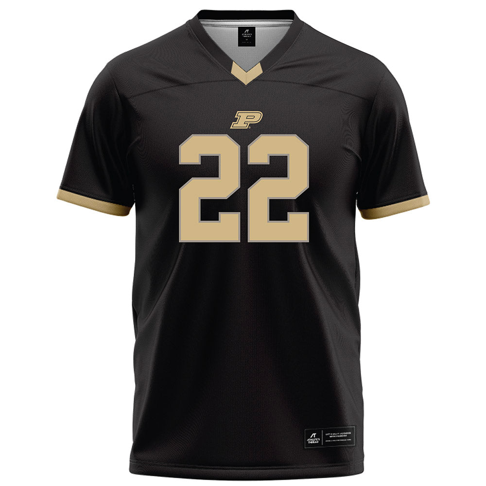 Purdue - NCAA Football : Maxwell Barbee - Black Football Jersey-0