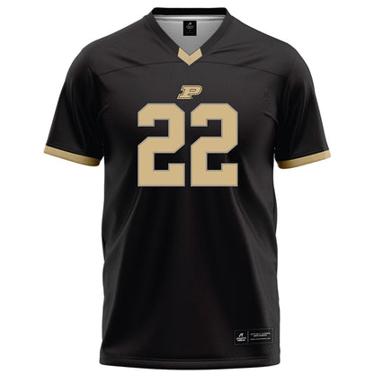 Purdue - NCAA Football : Maxwell Barbee - Black Football Jersey-0