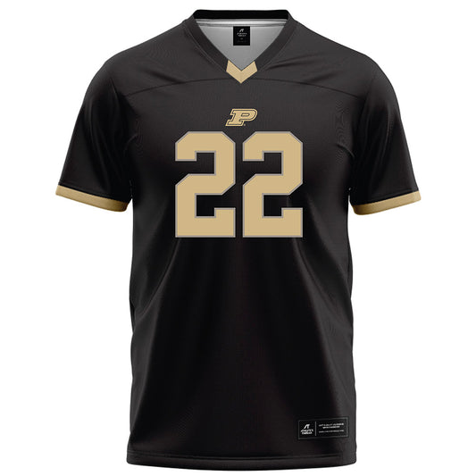 Purdue - NCAA Football : Maxwell Barbee - Black Football Jersey-0