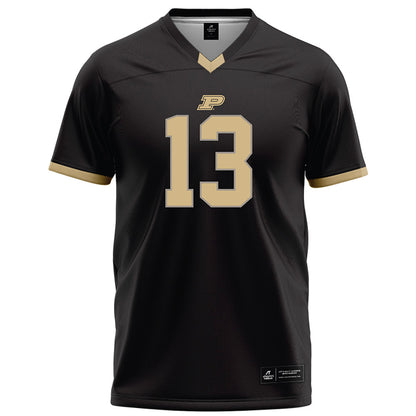 Purdue - NCAA Football : Ricky Sampson Jr - Black Football Jersey-0