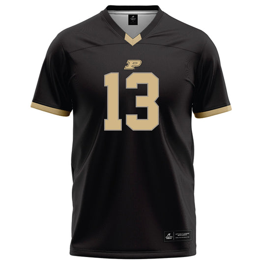 Purdue - NCAA Football : Ricky Sampson Jr - Black Football Jersey-0
