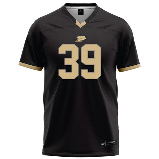 Purdue - NCAA Football : Isaiah Needam - Black Football Jersey-0