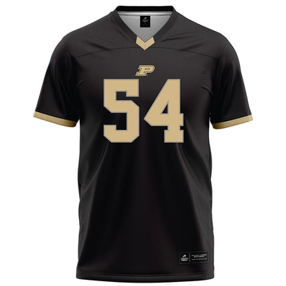 Purdue - NCAA Football : Hayden Timosciek - Black Football Jersey-0