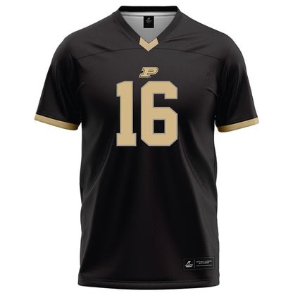 Purdue - NCAA Football : Anthony Speca - Black Football Jersey-0