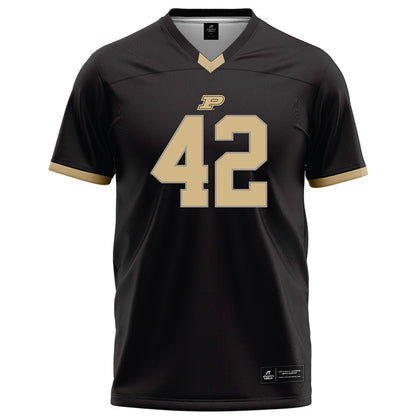 Purdue - NCAA Football : Dylan Drennan - Black Football Jersey-0