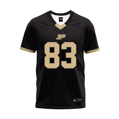 Purdue - NCAA Football : Andrew Adkison - Black Football Jersey