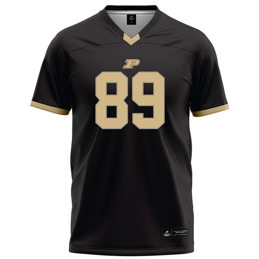 Purdue - NCAA Football : Luke Klare - Black Football Jersey-0