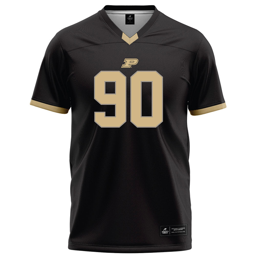 Purdue - NCAA Football : Elijah St. John - Black Football Jersey-0