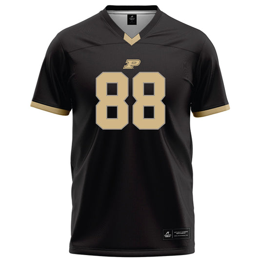 Purdue - NCAA Football : Jojo Johnson - Black Football Jersey-0