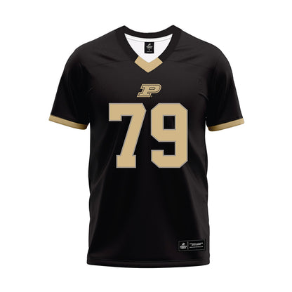 Purdue - NCAA Football : Joey Tanona - Black Football Jersey