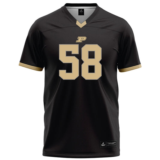 Purdue - NCAA Football : Breeon Ishmail - Black Football Jersey-0