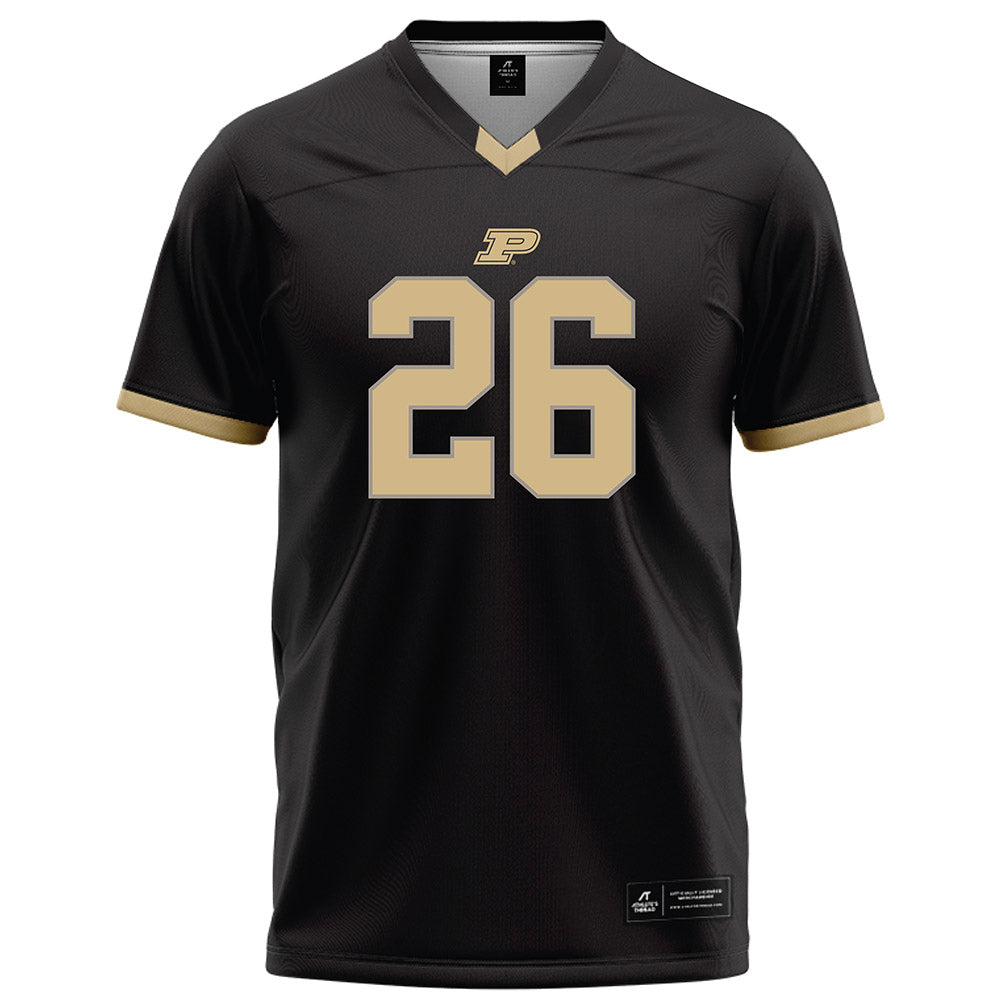 Purdue - NCAA Football : Dax Noles - Black Football Jersey-0