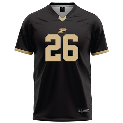 Purdue - NCAA Football : Dax Noles - Black Football Jersey-0