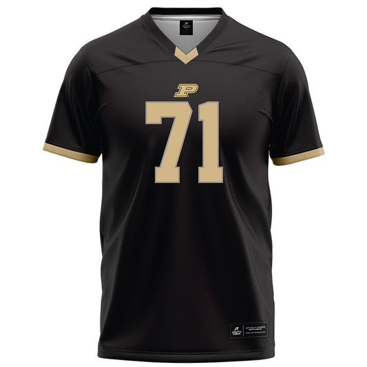 Purdue - NCAA Football : Terrell Berryhill jr - Black Football Jersey-0