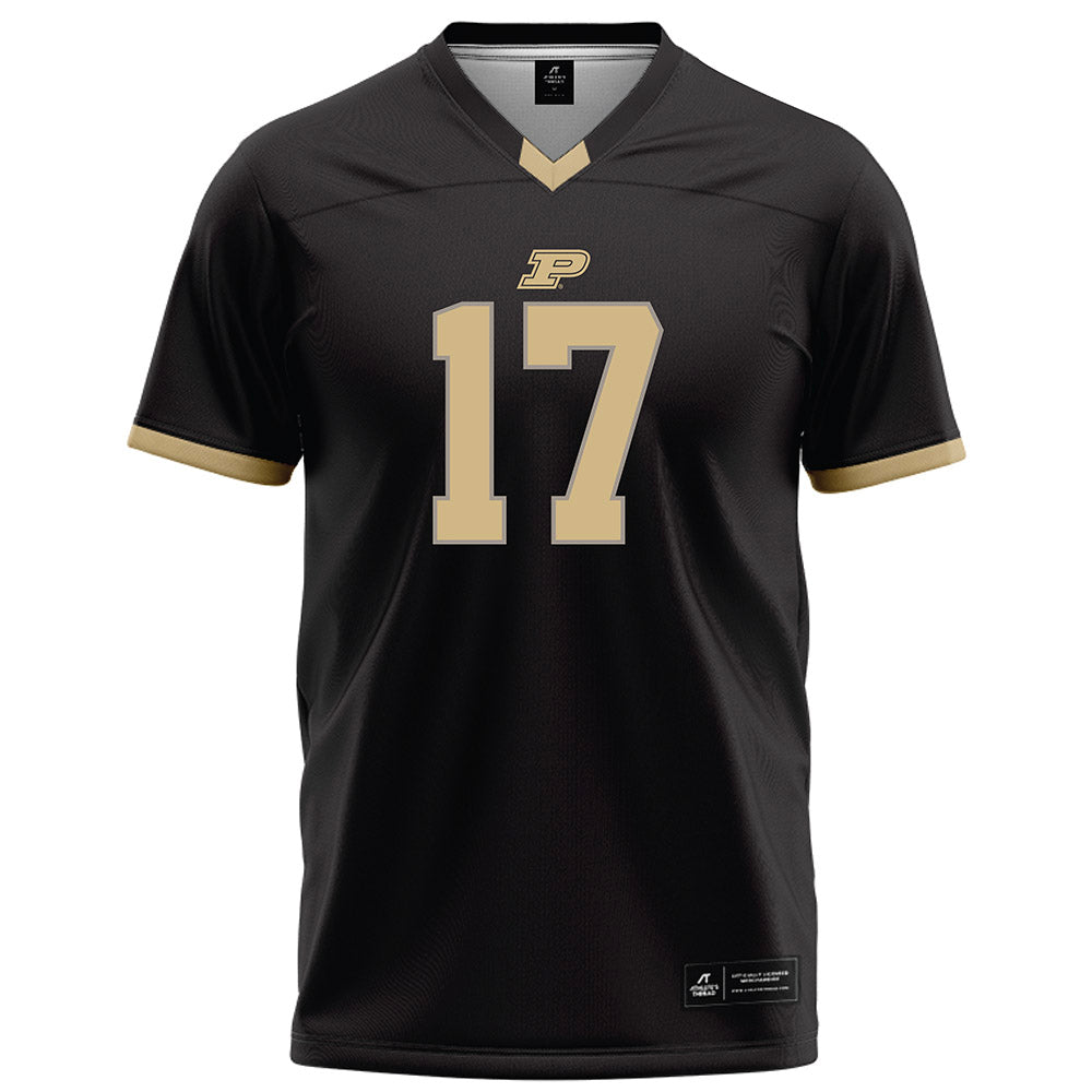Purdue - NCAA Football : Bisi Owens - Black Football Jersey-0
